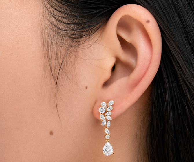 Lab Grown Diamond Earrings